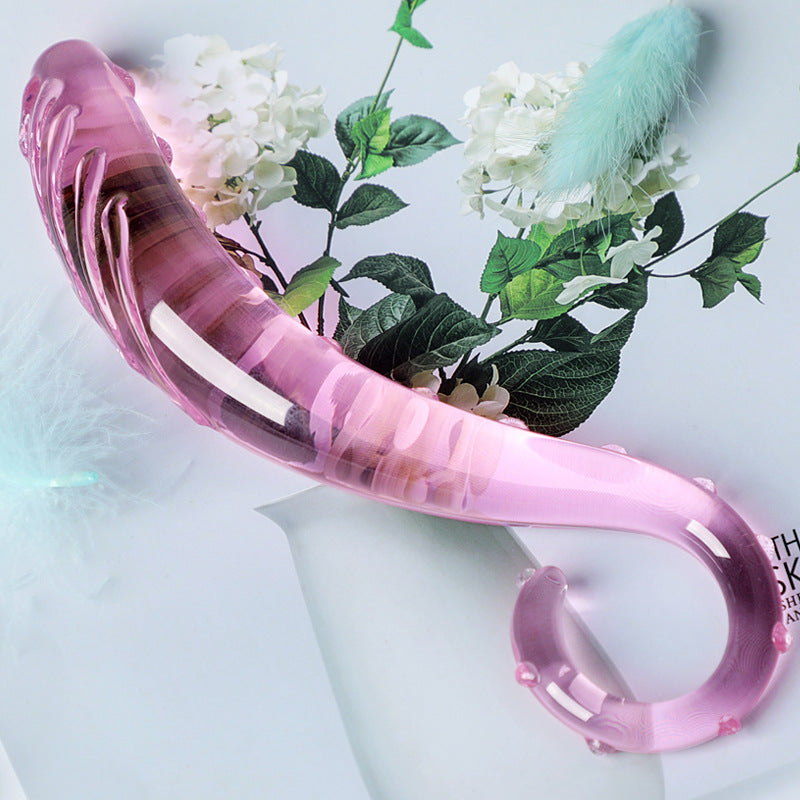 Crystal Curved G-Spot Dildo Stick