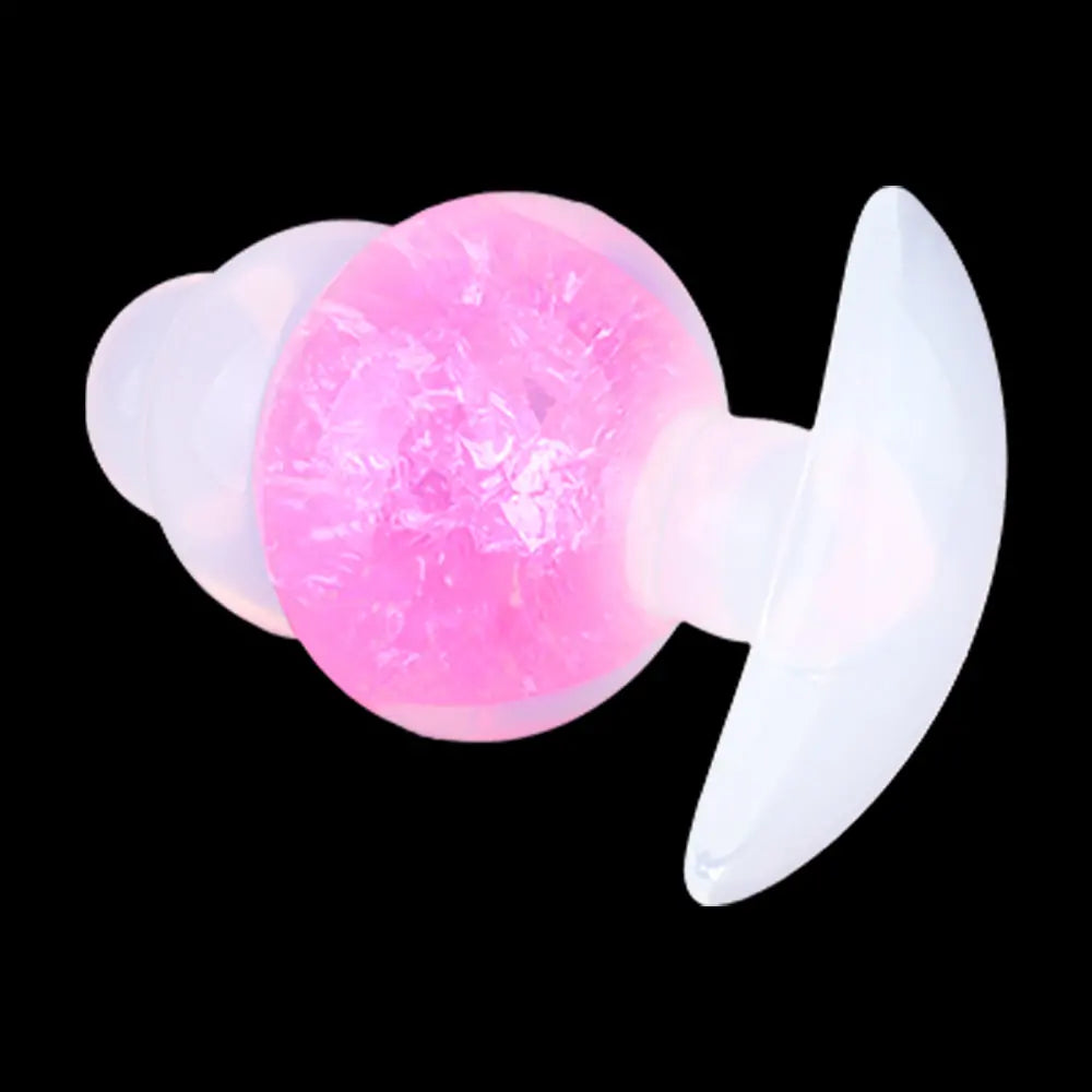 Crystal Glow Luminous Anal Plug