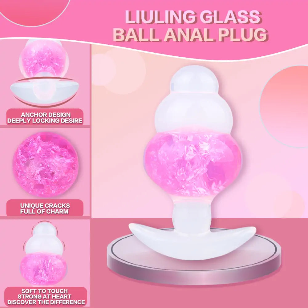 Crystal Glow Luminous Anal Plug