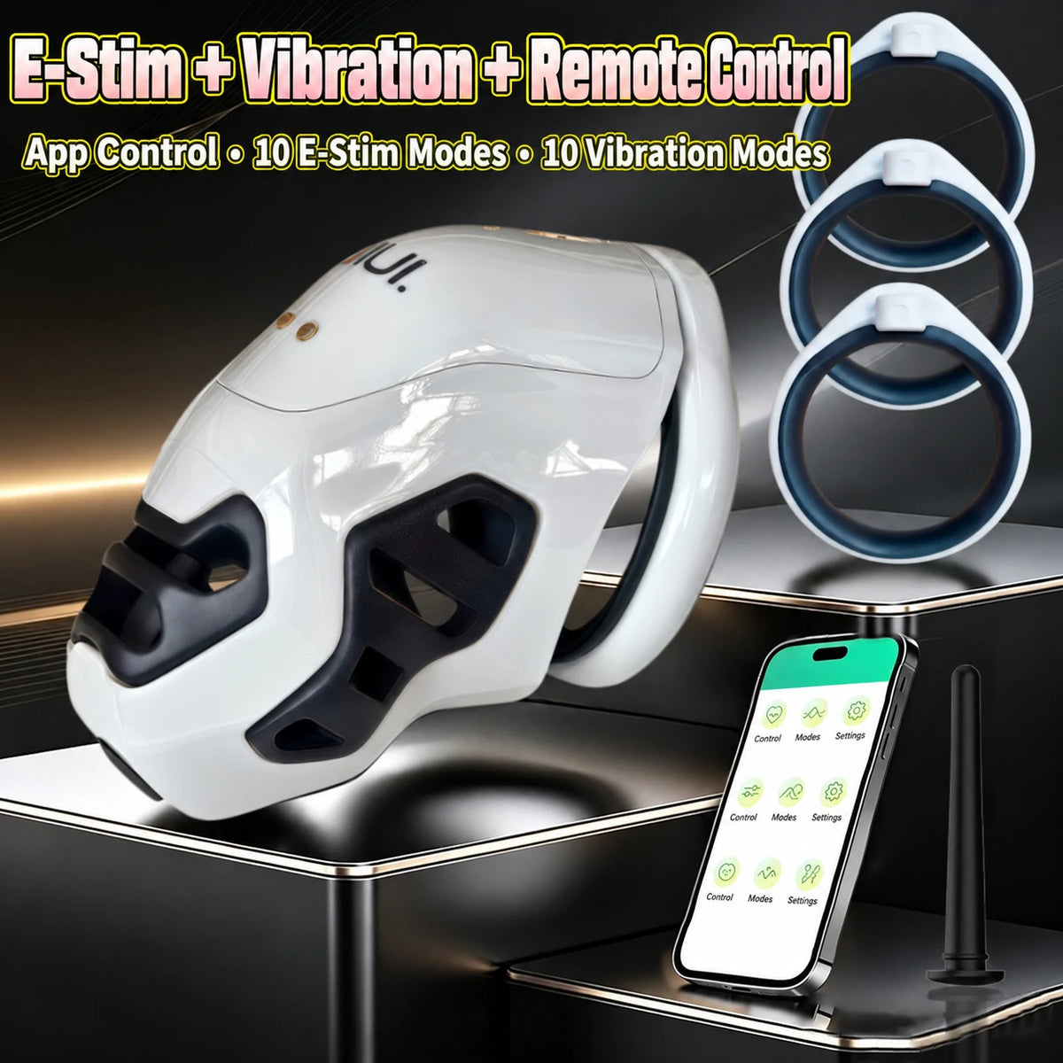 Cyber Lock – App-Controlled Electric Chastity Cage