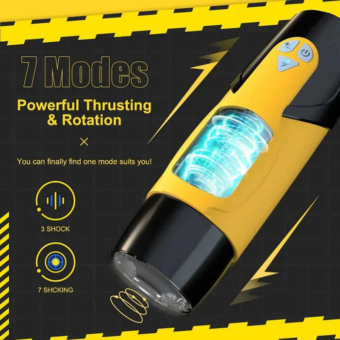 DARK KNIGHT - 2 in 1 Automatic Male Masturbator