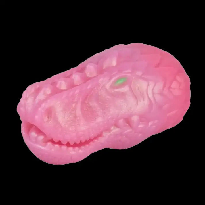 Dinosaur Blow Job Pink Head Male Stroker
