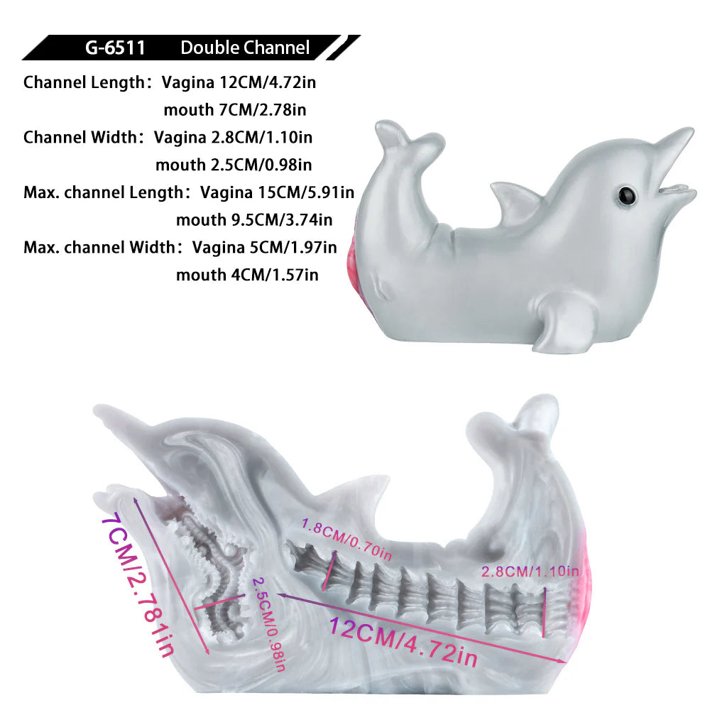Dolphin Sex Doll Realistic Men Stroker