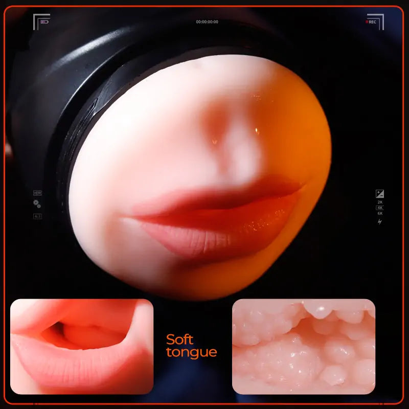 Doppelseitiges Knight Vibrating Masturbator with APP