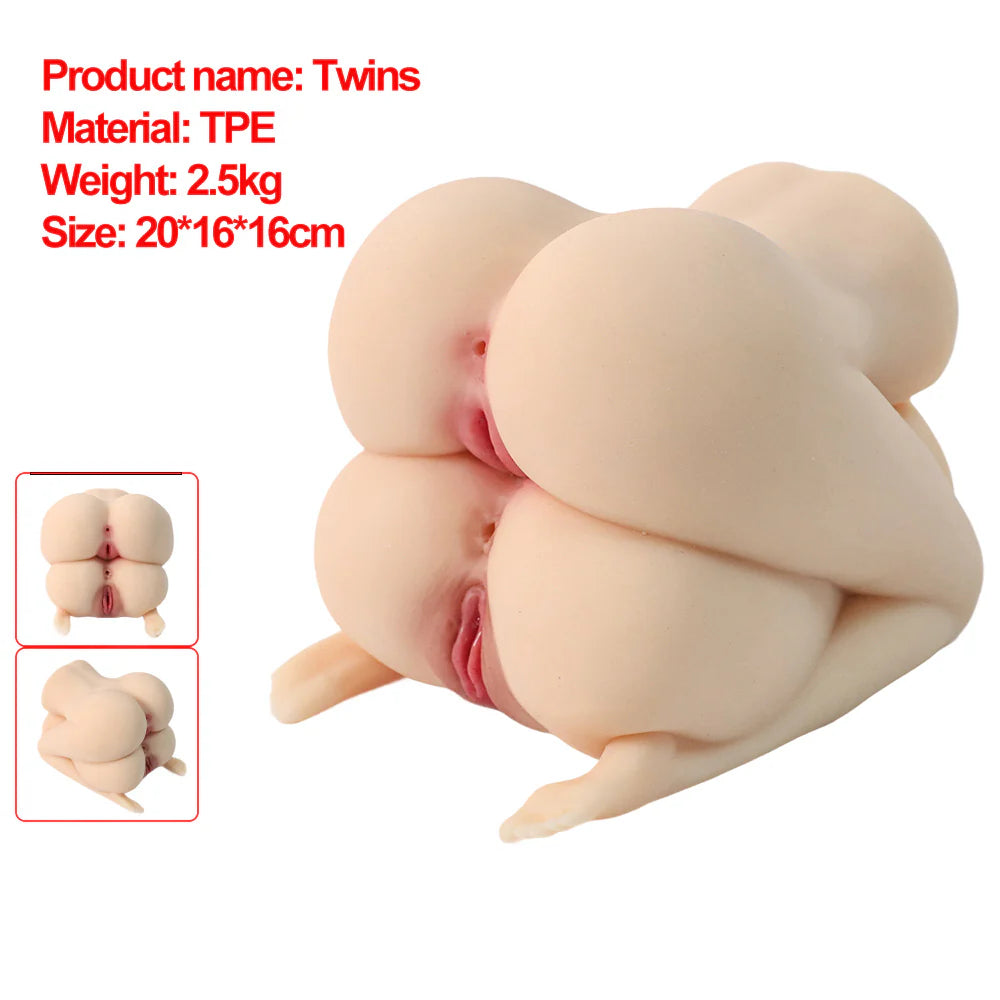 Double Ass Sex Doll Torso Twin Design