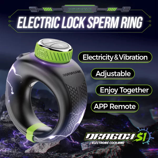 Dragon S1- Estim Vibrating Cock Ring With App