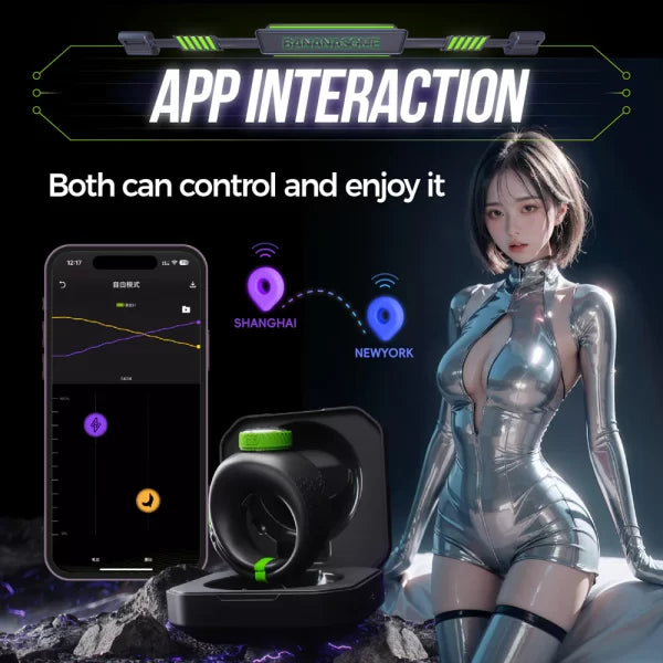 Dragon S1- Estim Vibrating Cock Ring With App