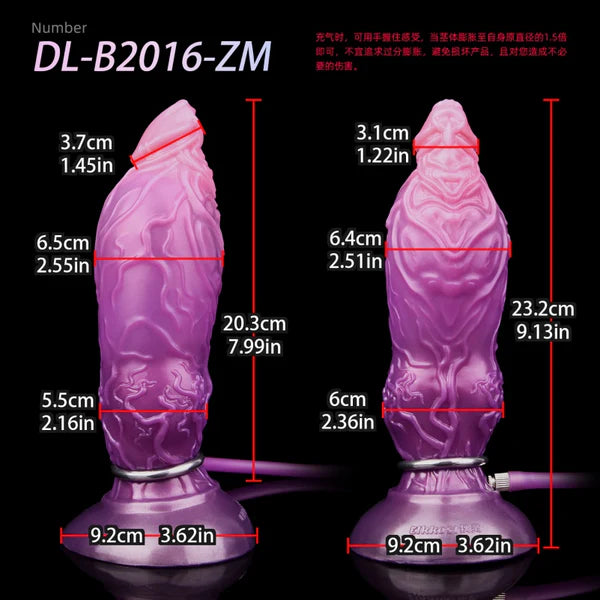 Drakor – Suction Cup Expendable Dragon Cock 9 Inches