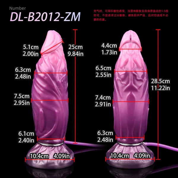 Drakor XL – Huge Size Purple Dragon Dildo 11 Inches