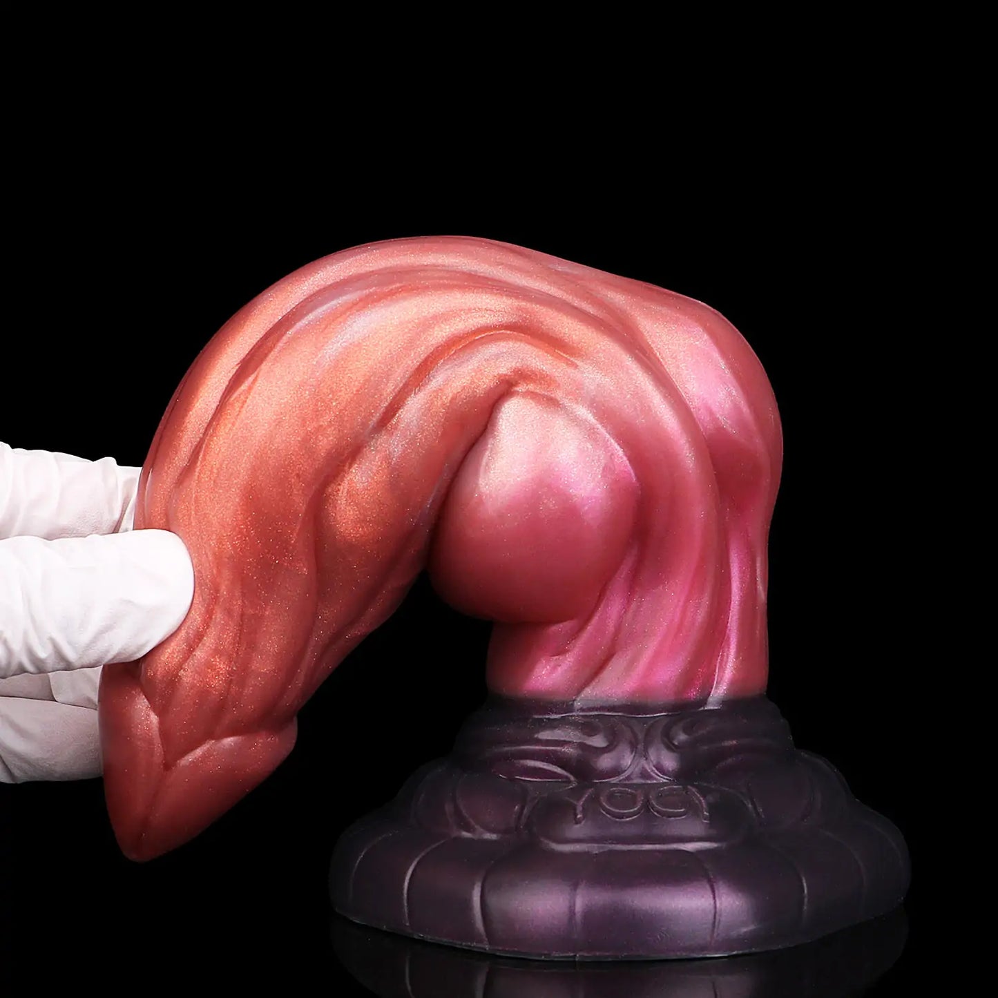 Dual-Layer Knot Fantasy Dog Dildo