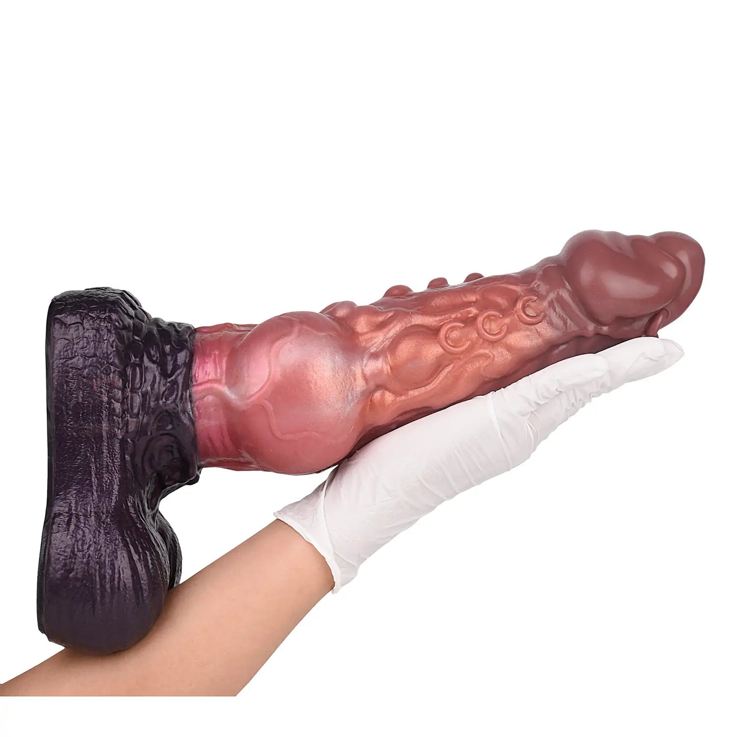 Dual Density Huge Dragon Dildo 13.9 Inches