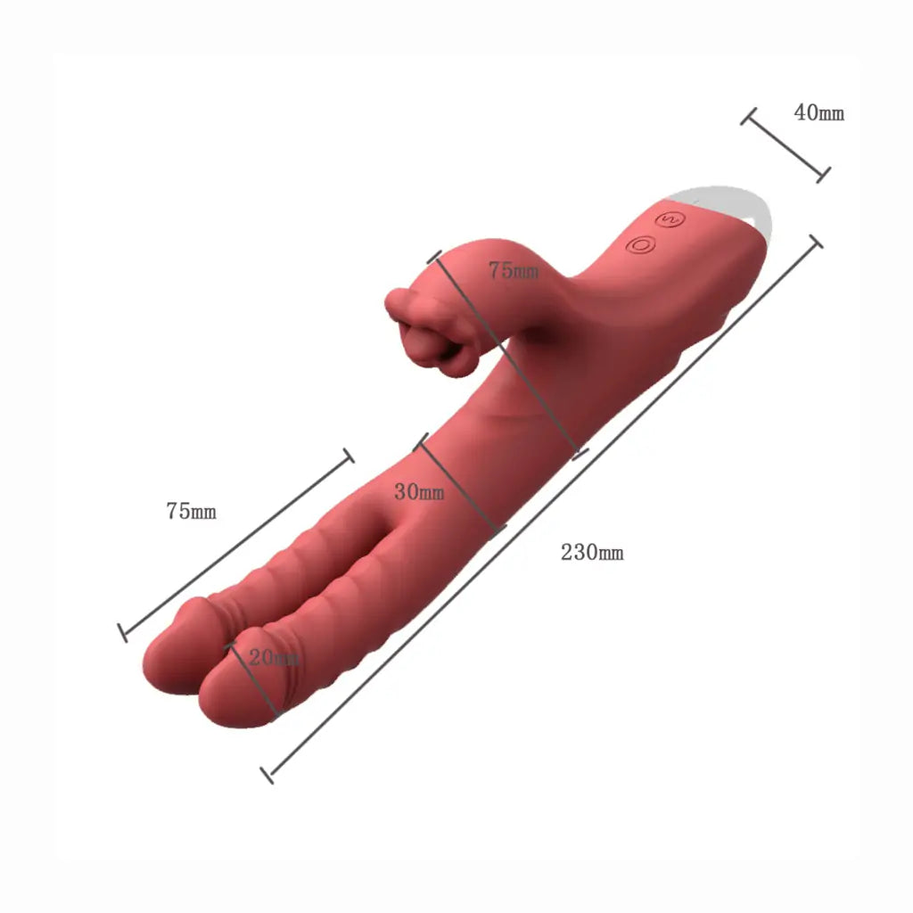Dual Thrill Licking Rabbit Vibrator