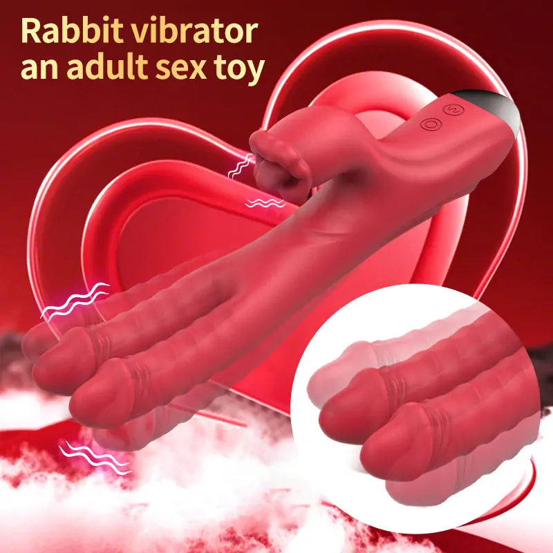 Dual Thrill Licking Rabbit Vibrator