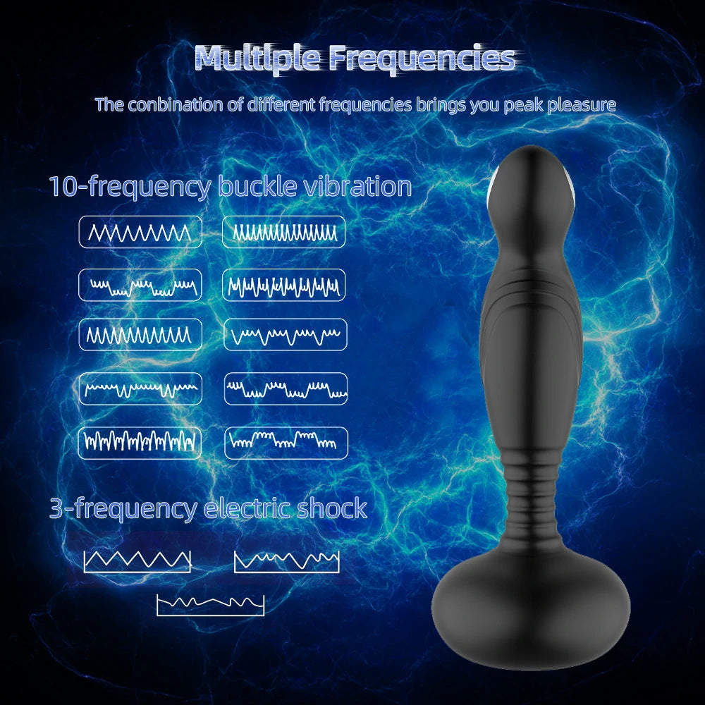 ElectroVibe X — Remote Control Pulse Massager (10+3 Modes)