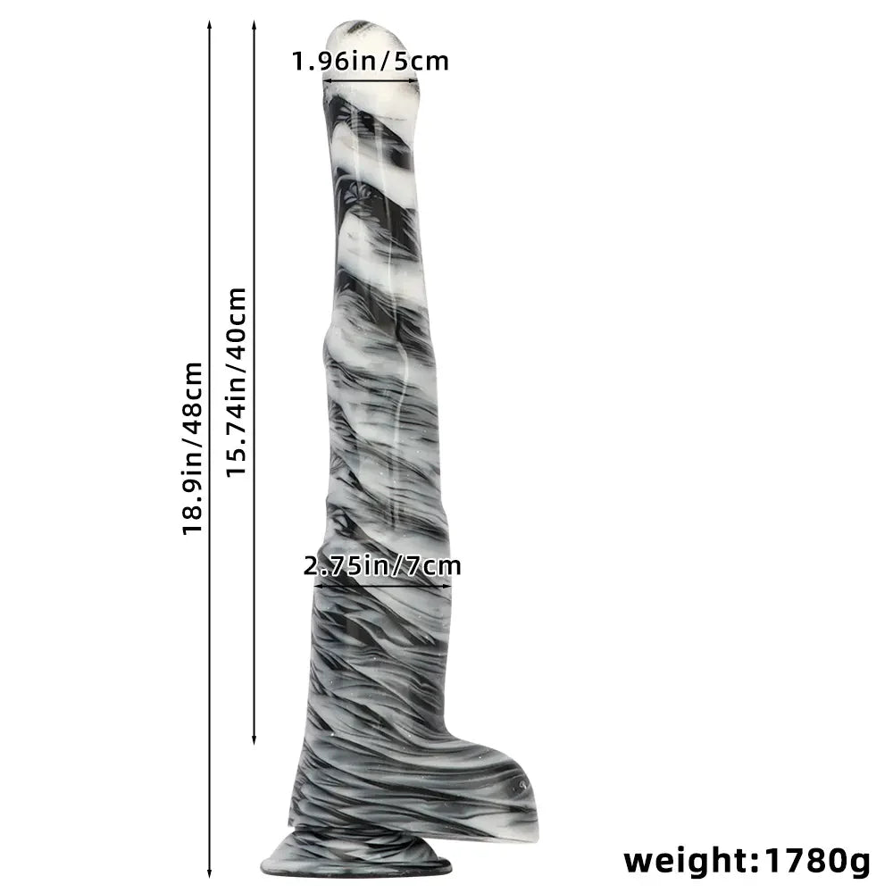 Extra-Long Horse Dildo 18.9 Inches