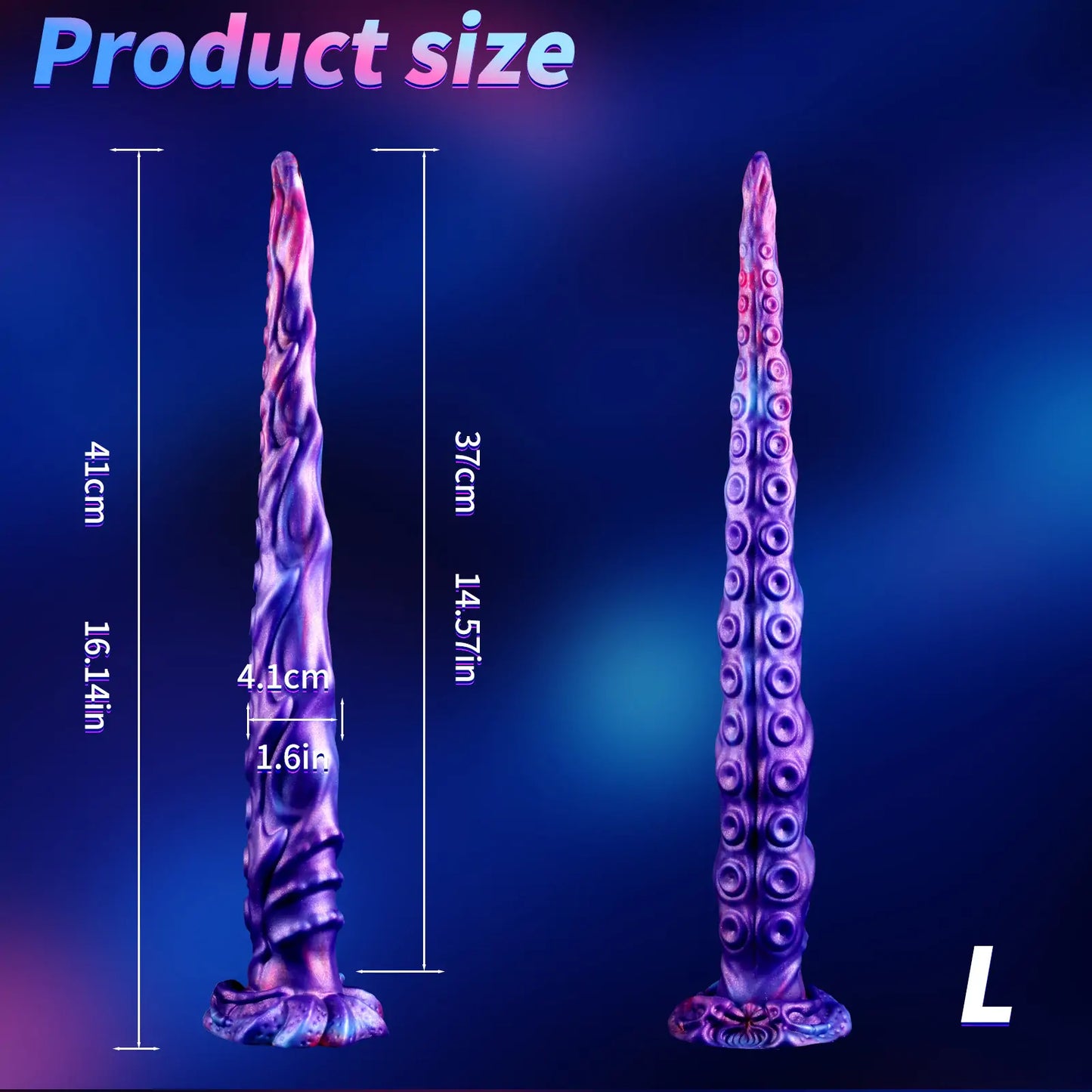 Extra-Long Alien Tentacle Dildo 16 Inches