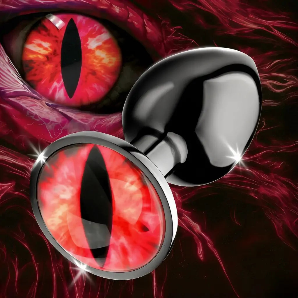 Eye Butt Plug Stainless Steel Tapered Design
