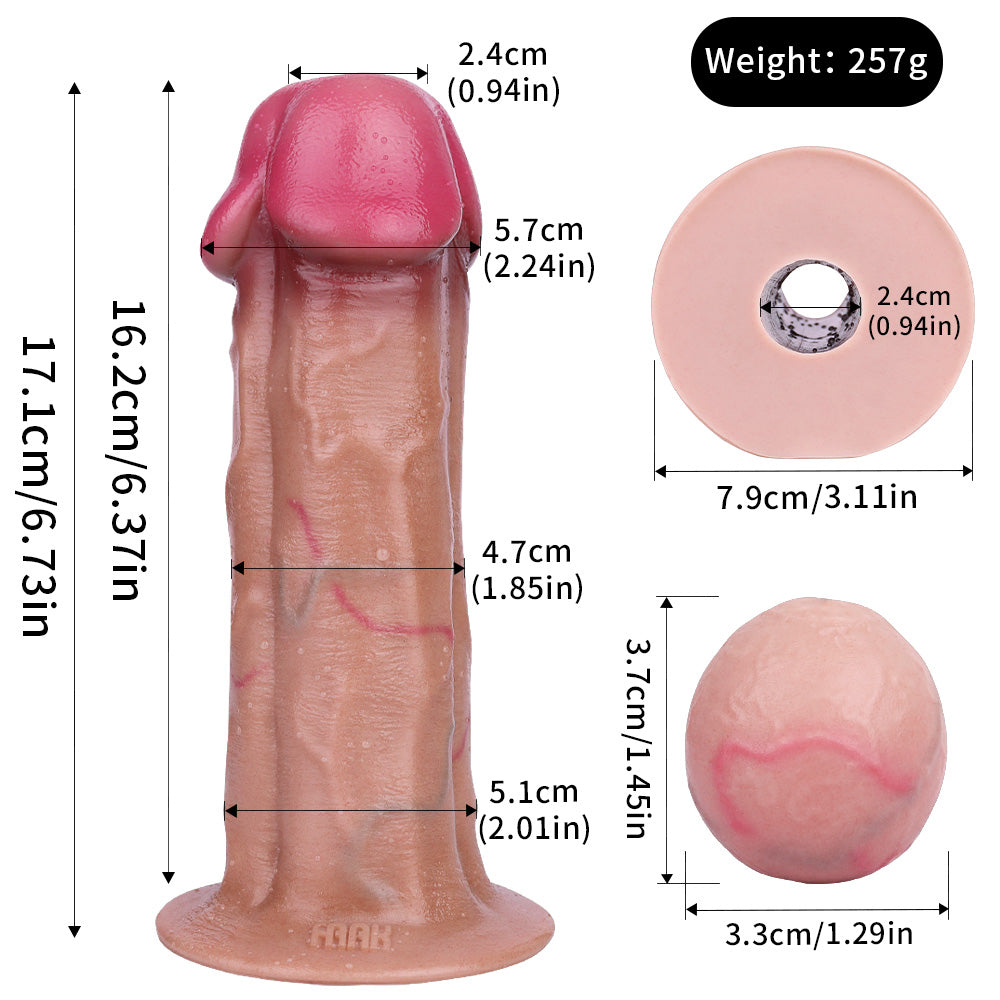 Realistic egg-laying dildo silicone sex toy for women