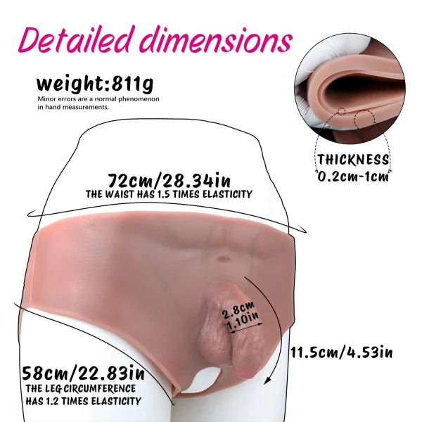 FTM Wearables Dildo Pant - Open Crotch Design
