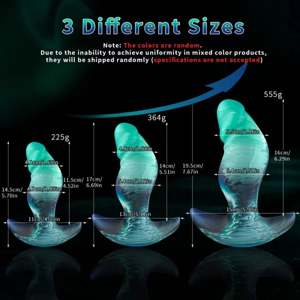 Fantasy Deep-Sea Whales Butt Plug 3 Size