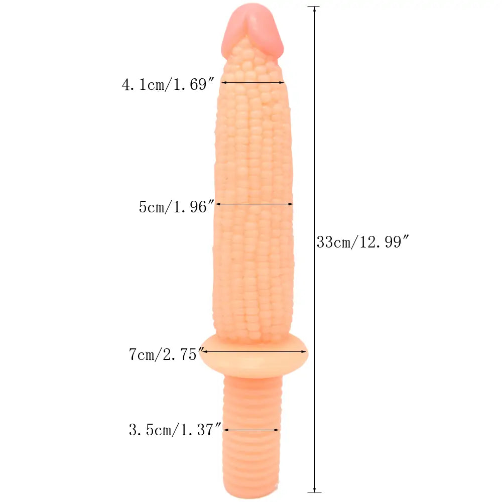 Fantasy Corn dildo 12 Inches with Handle