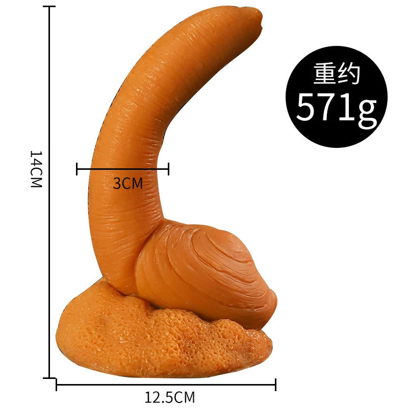 Fantasy Geoduck Curved Dildo 5.5 Inches