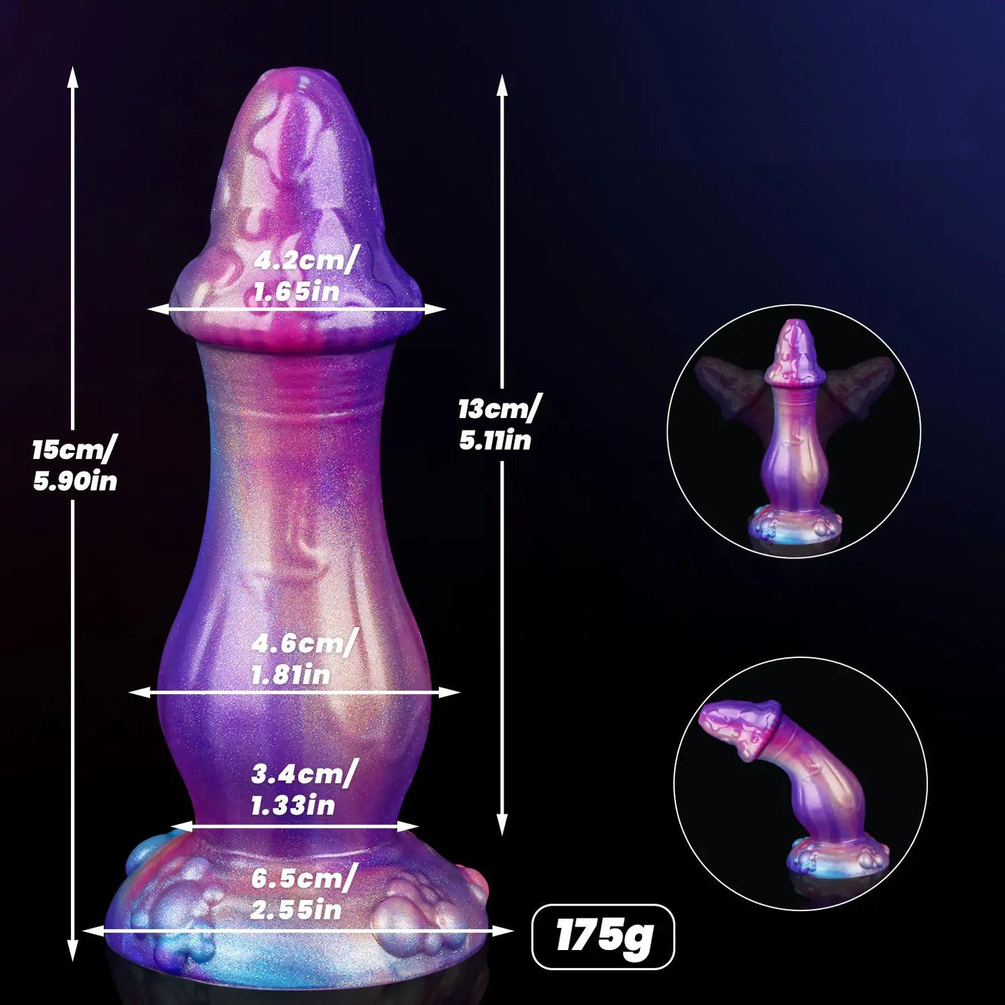 Fantasy Mushroom Head Anal Plug
