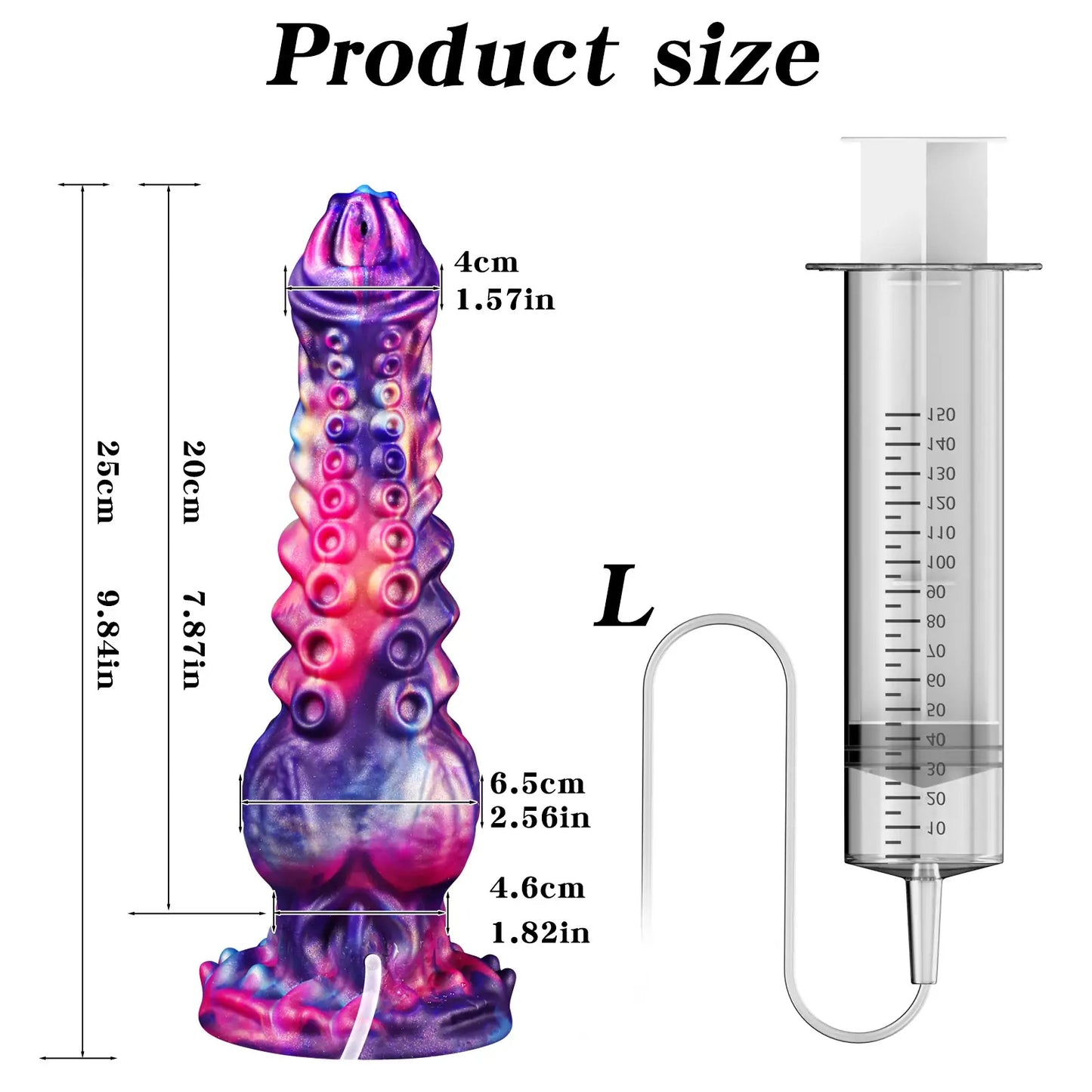 Fantasy Octopus Squirting Dildo 3 Size