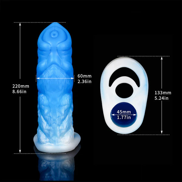 Fantasy Penis Sleeve Luminous Monster Design
