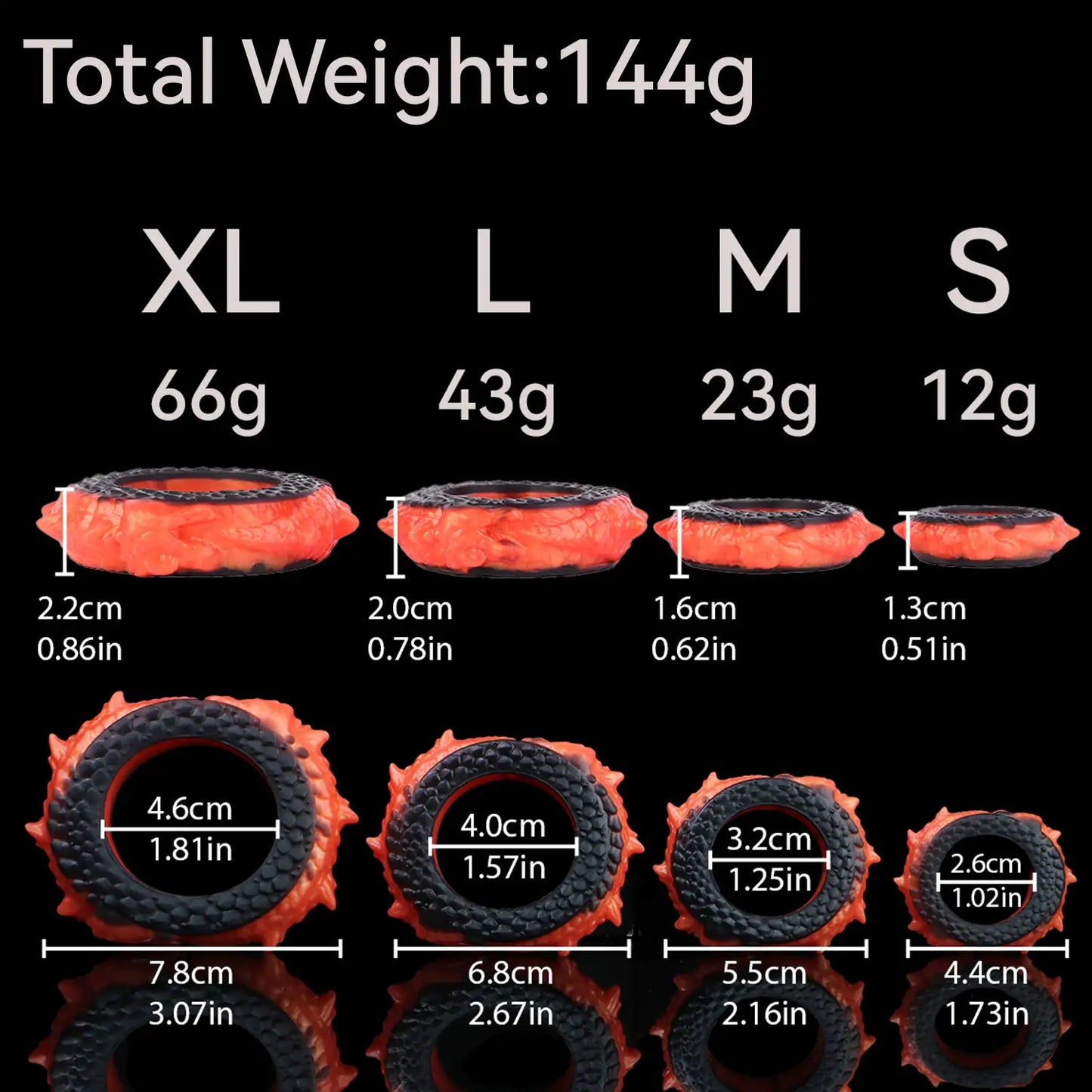 Fantasy Textured Cock Ring Set