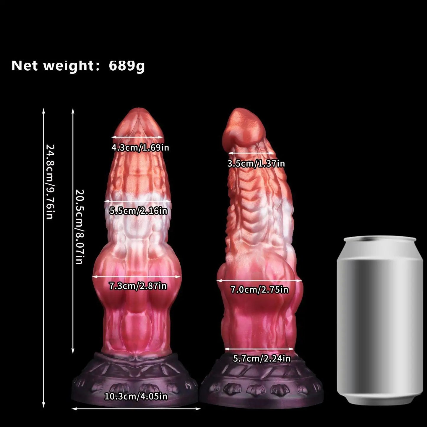 Fantasy Dragon Scale Dildo 8 Inches
