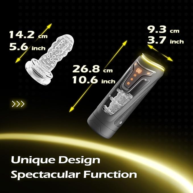 Fleshy Thrust Intelligent Heating Male Automatic Masturbator