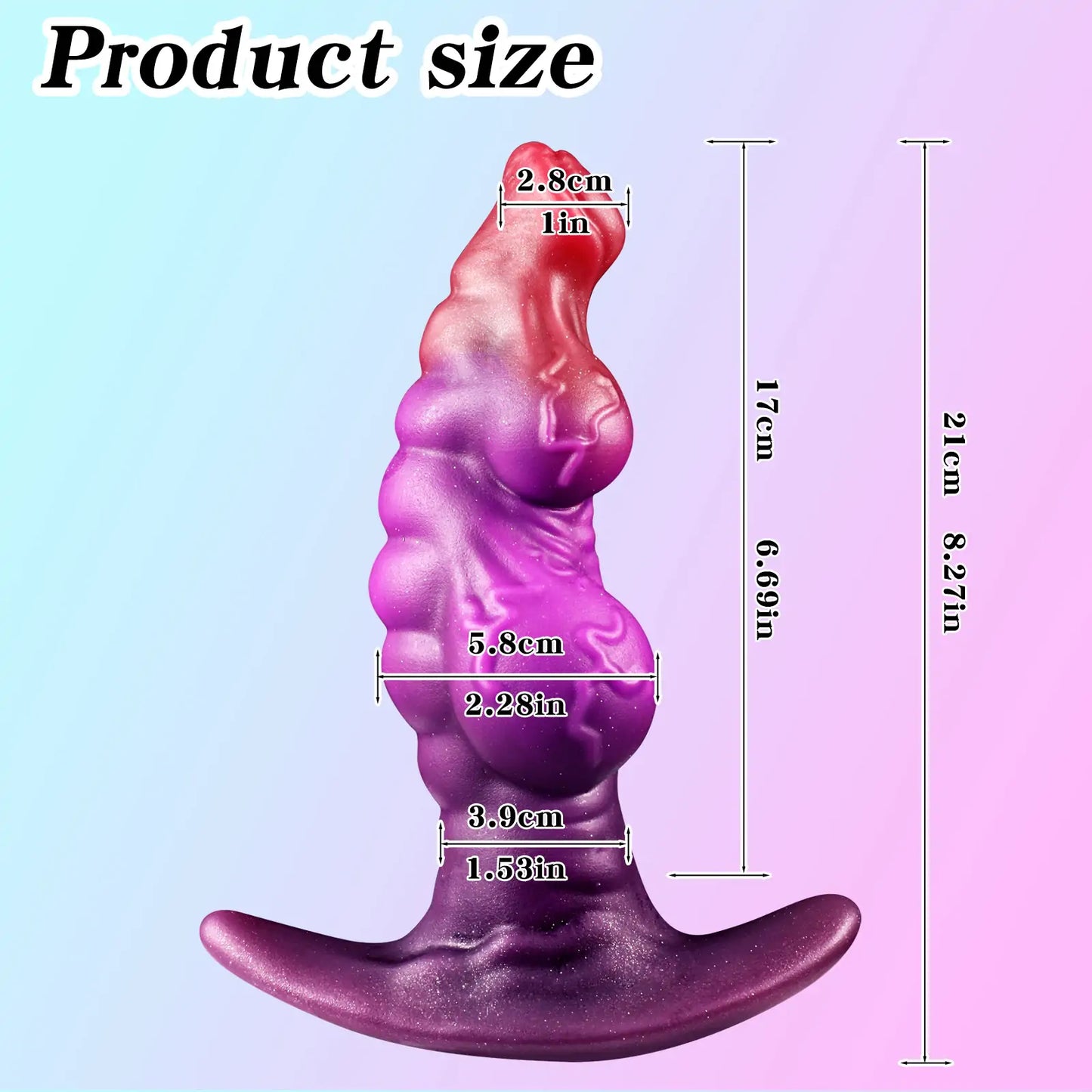 Flexi Knot Fantasy Dildo 4 Size