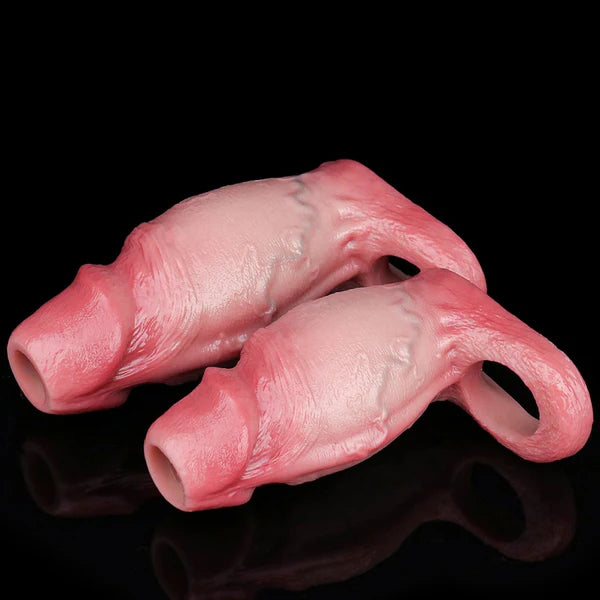 Girthy Cock Sleeve Realistic 5.7 Inches