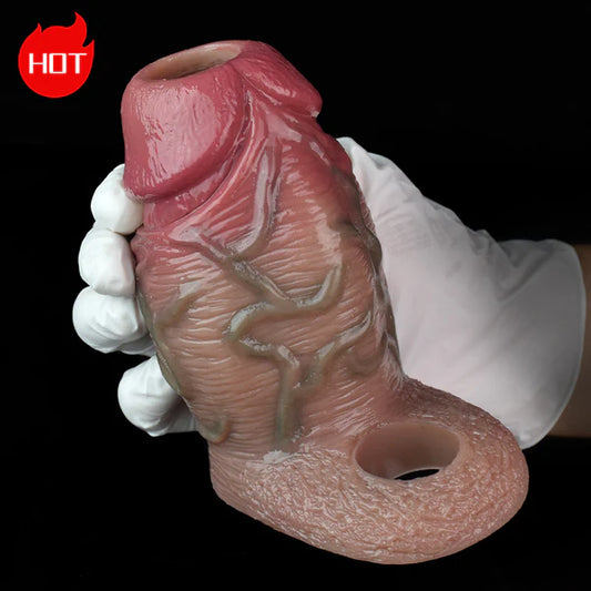 Girthy Cock Sleeve Short Penis Extender