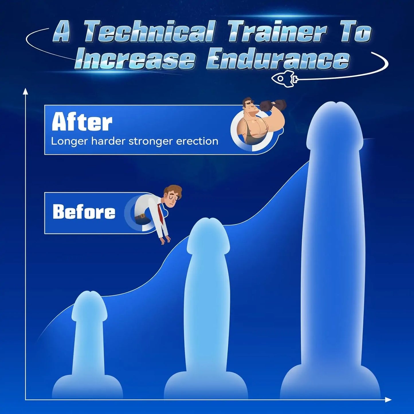 Glans Stripper 4-in-1 Penis Vibrator