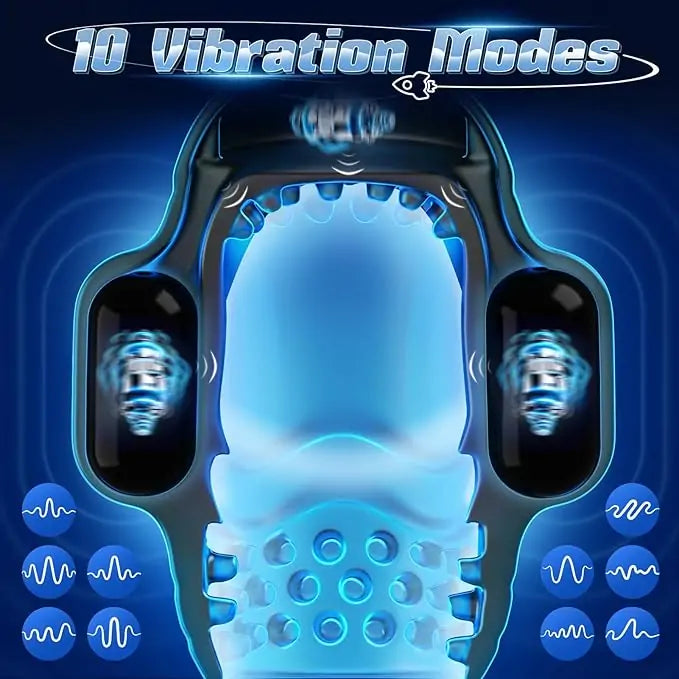 Glans Stripper 4-in-1 Penis Vibrator