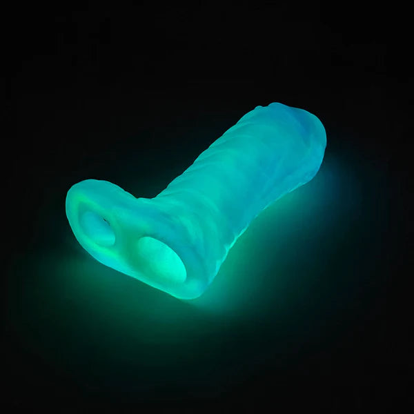 Glow in the Dark Penis Sleeve Beast Design