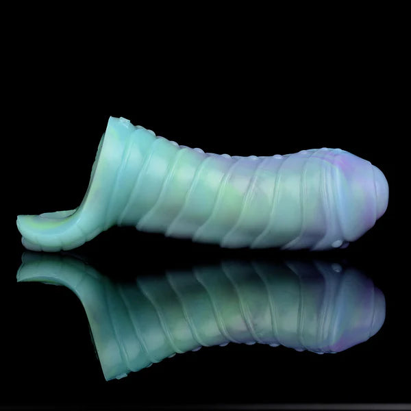 Glow in the Dark Penis Sleeve Beast Design