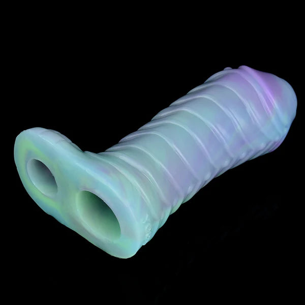 Glow in the Dark Penis Sleeve Beast Design