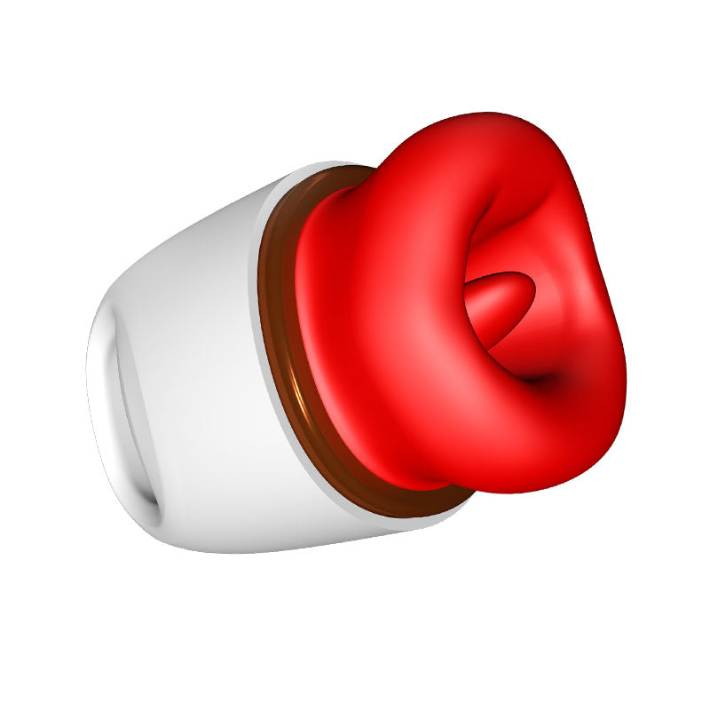 Handheld Kiss Big Mouth Tongue Licking Vacuum Suction Vibrator