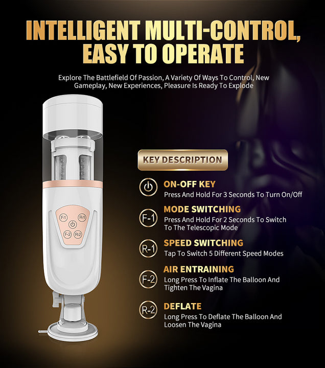 Wholesale Men's TPE Automatic Male Masturbator Vibrator Cup Sex Toys with Waterproof White Bag UPS DHL EMS Fedex TNT Shipping
