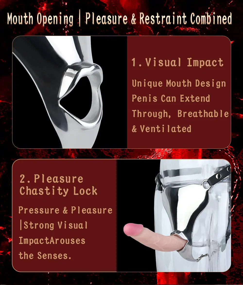 Heavy Duty Male Metal Chastity Cage