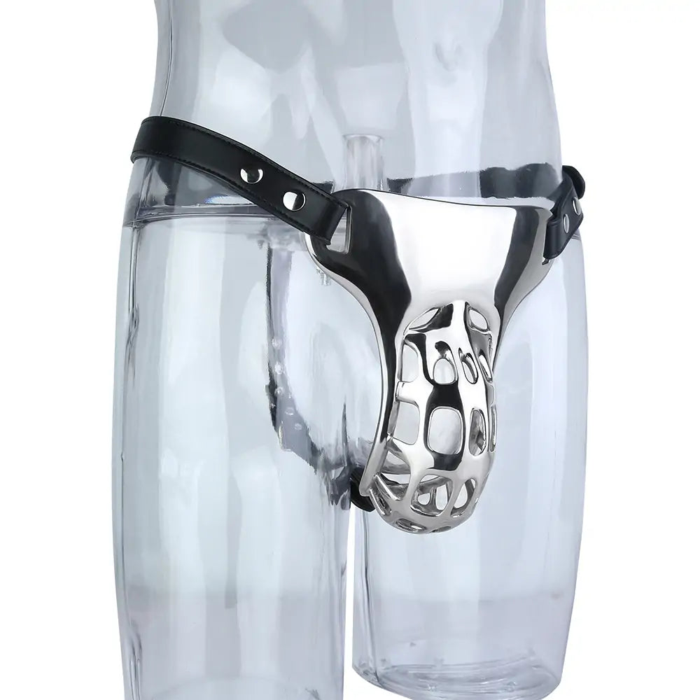 Heavy Duty Male Metal Chastity Cage