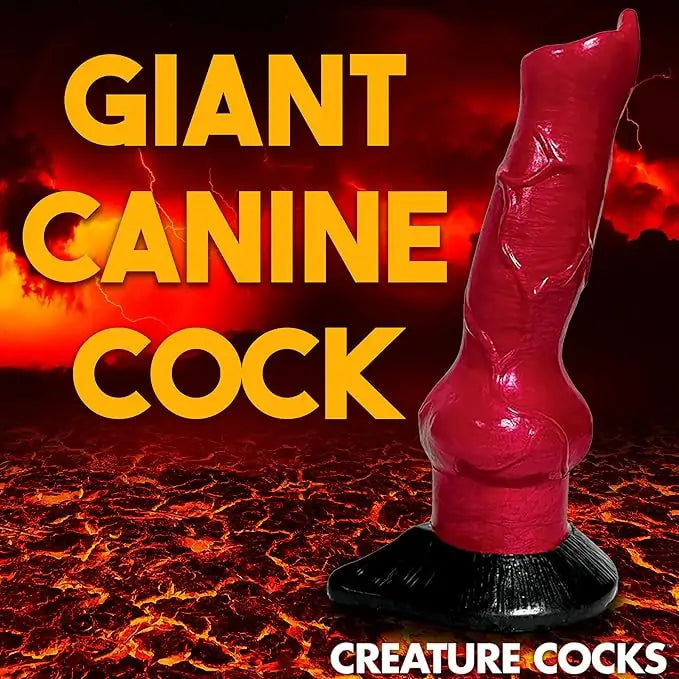 Hellhound Dildo 7.5 Inches - Fantasy Curve