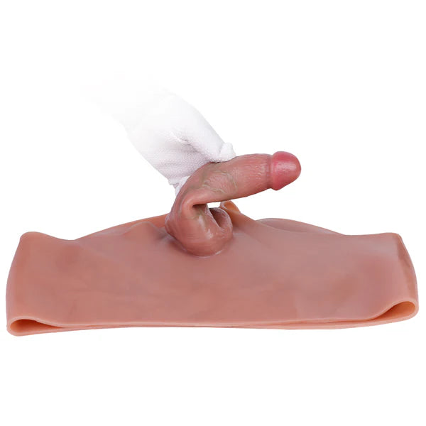 Hollow Strap On Penis Sleeve 7-inches Dildo