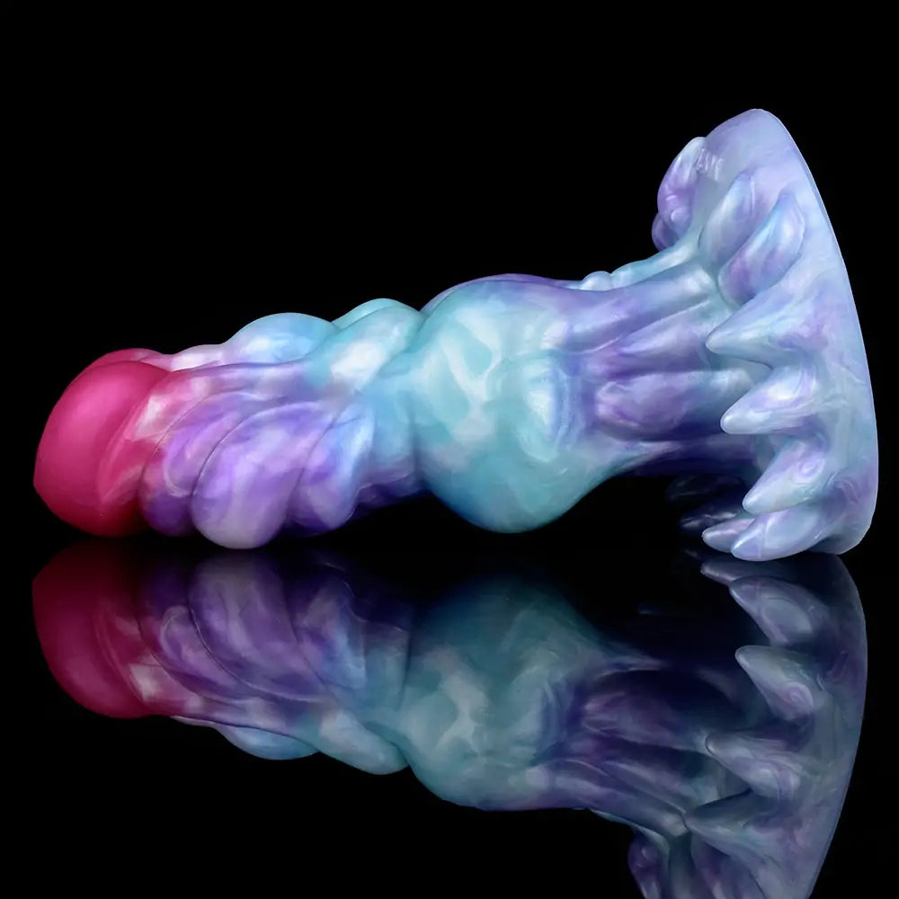 Ice Dragon Fantasy Knot Anal Dildo 7 Inches