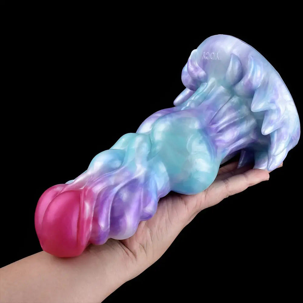 Ice Dragon Fantasy Knot Anal Dildo 7 Inches