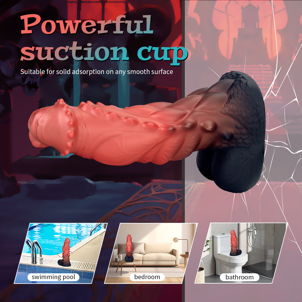 Inferno Monster Spiked Dragon Dildo 8 Inches