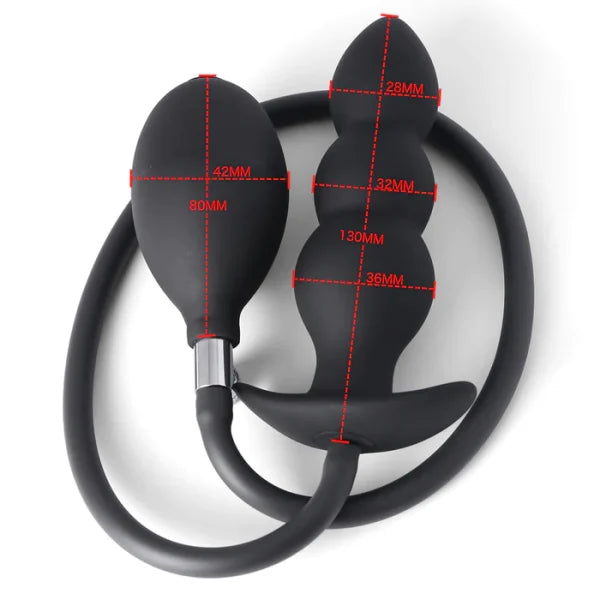 Anesidora Inflatable Anal Plug With Pump